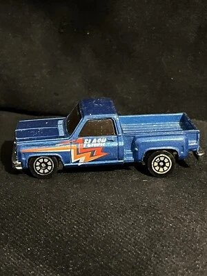 Camión Chevrolet Step Side vintage Road Champs años 80 azul fundido a presión casi nuevo estado Foto 1 de 4