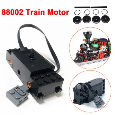 Fit For LEGO Power Function 88011: 9V TRAIN MOTOR WITH WHEELS Technic Toy - Image 1 of 4