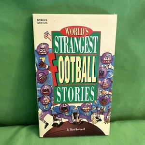Worlds Strangest Football Stories by Bart Rockwell (1993 Watermill Press) NEW - Picture 1 of 9