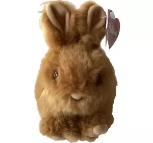 BUNNY RABBIT EASTER PLUSH PUFFKINS TIBBS VINTAGE 1997 SWIBCO - Picture 1 of 6