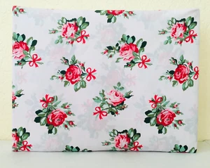 Juego de Sábanas Cath Kidston Queen Rosa y Lazo FLORAL 100% Algodón Percal 200 TC Nuevo - Imagen 1 de 6