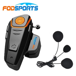 BT-S2 Auriculares Moto 2 Vías Bluetooth Intercomunicador Casco Intercomunicador FM - Imagen 1 de 9
