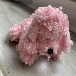 Pink Poodle Dog Plush 7in Ganz Webkinz HM107 Stuff Animal no code, tags - Picture 1 of 9