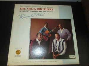 The Mills Brothers"Remember When"Vinyl LP Longines Symphonette Record Label - Picture 1 of 8