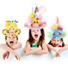 Painted Eggshell DIY Easter Hat Toy Decorated Easter Egg Hat  Party