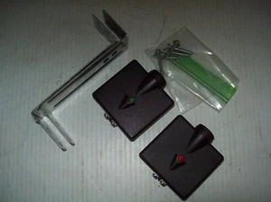 GENIE Garage Door Opener Intellicode Photo Eye Safety Sensors & Brackets NOS - Picture 1 of 7