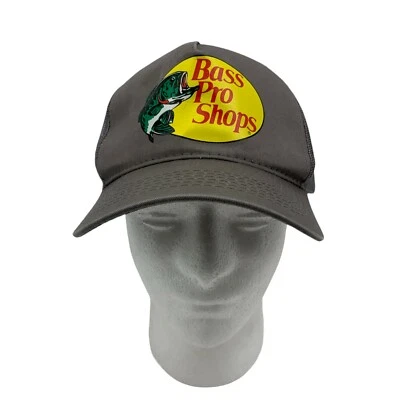 Gorra de Pesca Bass Pro Shops Adulto Ajustable Snapback Malla Camionero Gorra Transpirable Foto 1 de 4