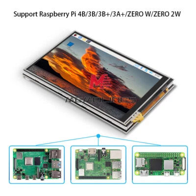 3,5 Zoll Touchscreen 125MHz SPI LCD Display Lüfter für Raspberry Pi 4B/3B/Zero W - Bild 1 von 4