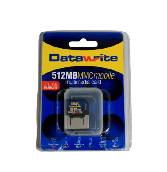 DataWrit MultiMedia Card 512MB RS-MMC Type Memory Card Camera Phone noika sd PDA - Image 1 of 3