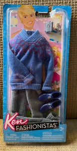 Barbie Ken Fashions suéter azul con pantalones y zapatos *nuevo* - Imagen 1 de 2