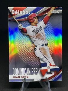 2021 Topps Chrome Juan Soto Beisbol Silver #B-7 Washington Nationals - Picture 1 of 2