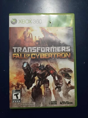 Transformers: Fall of Cybertron (Microsoft Xbox 360, 2012) With Manual and case - Image 1 of 3