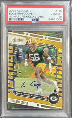 Panini Absolute 2024 - Edgerrin Cooper #145 Gold Stars Auto/10 PSA 10 Foto 1 de 4