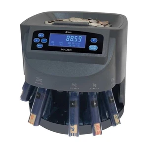 Nadex S540 Pro | Coin Counter, Sorter, and Wrapper | Up to 300 Coins Per Min - Picture 1 of 5