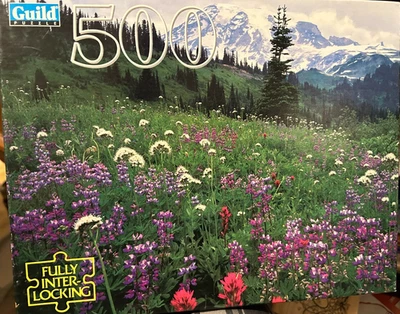 Guild Mt. Rainier National Park, WA 500 Pcs Puzzle New/Sealed - Image 1 of 2