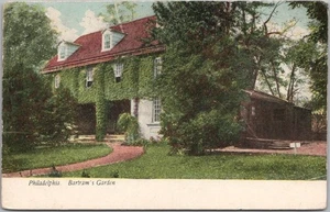 Vintage PHILADELPHIA, PA Postkarte "BRATRAM'S GARDEN" Hausansicht / 1908 abgebrochen - Bild 1 von 2