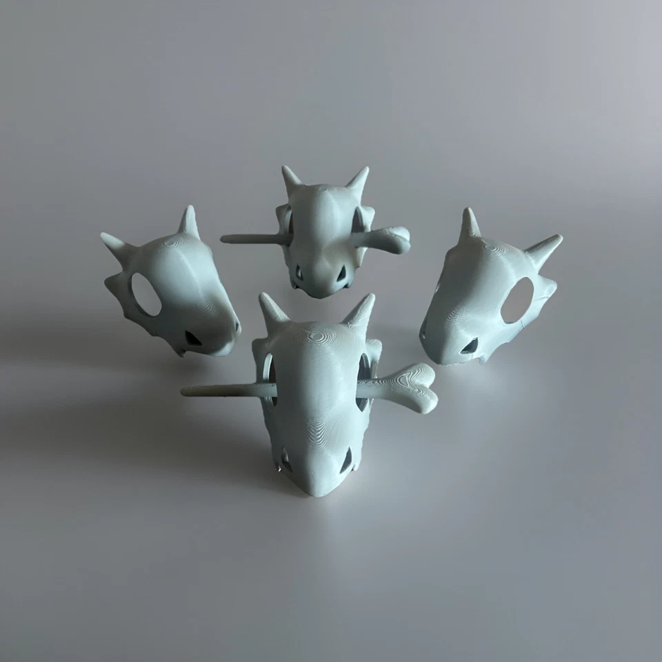 Cubone Skull Hair Pin 3D Printed - Image 1 of 1