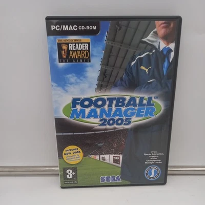 Football Manager 2005 PC/Mac CD-ROM | Complete | Sega Sports Interactive - Image 1 of 4