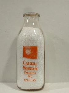 SSPQ Milk Bottle Catskill Mountain Dairies Inc Dairy Delhi NY DELAWARE COUNTY 51 - Picture 1 of 2