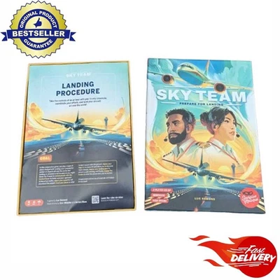 Sky Team Co-operative Board Game For Two Players Couple Games New - Image 1 of 4