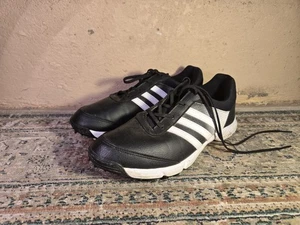 Adidas Golf Shoes Black Lace Up Performance Golf Women's Size 9 - Picture 1 of 6