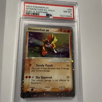 2003 Hitmonchan EX #030 Holo Psa ￼8 NM/Mint Vintage Pokémon TCG - Image 1 of 3