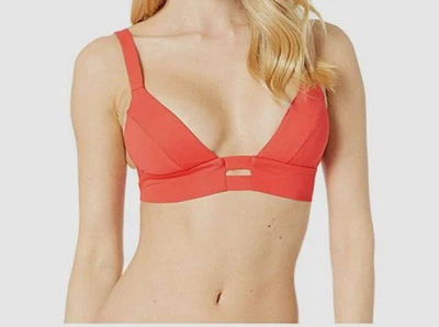 Traje de baño elástico con bralette Neutra liso rojo Vitamin A para mujer talla 4/XS Foto 1 de 3