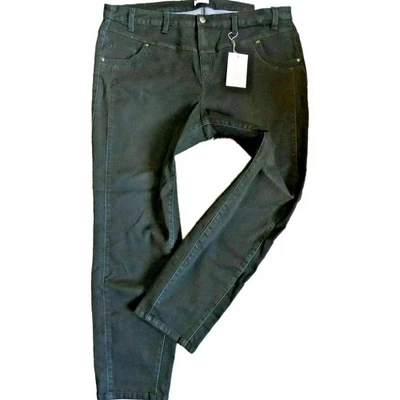 Jeans Sheego Damen Hose Stretch black schwarz mit Pailletten Übergröße (243) NEU - Bild 1 von 4