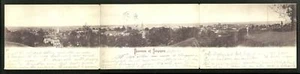 Singapore 9 x 42 cm TRIPLE Panorama postcard ca 1899 - Picture 1 of 3