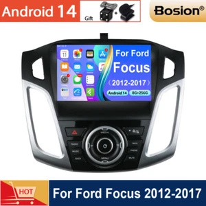 9'' Car Radio For Ford Focus 2012-2017 Android 14 GPS NAVI BT IPS Carplay 8+256G - Bild 1 von 12