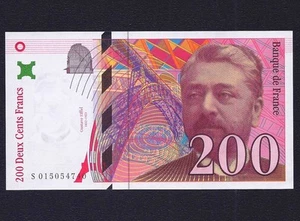 FRANCE 200 FRANCS 1996 P-159b (Prefix S ) aUNC - Picture 1 of 2