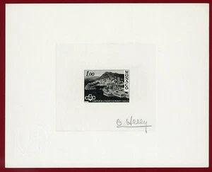 Monaco 1978 #1107, Artist Signed Die Proof, Opening of Congress Center - Picture 1 of 1