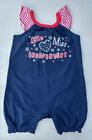Infant Girl's Celebrate Patriotic One Piece Romper 3-6 months 4th of July