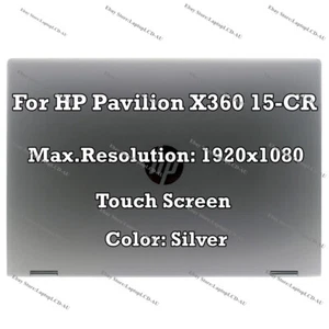 15.6" L20823-001 HP Pavilion 15-CR0008NA FHD LCD Touch Screen Complete Assembly - Picture 1 of 10