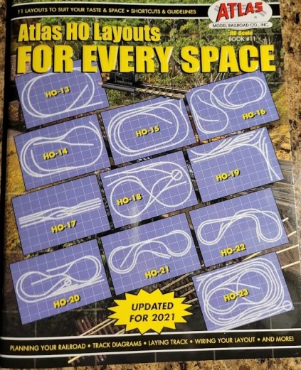 Atlas HO Layouts for Every Space Level 2 Model Railroad Paperback 1993 S12