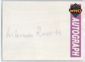 Tarjeta coleccionable autógrafa serie 1 Doctor Who Cornerstone, 1994 de William Russell - Imagen 1 de 1