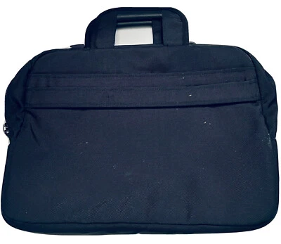 BRENTHAVEN PASTA EXPANSÍVEL BOLSA DE COMPUTADOR PRETA VÁRIOS COMPARTIMENTOS COM ZÍPER - Imagem 1 de 4