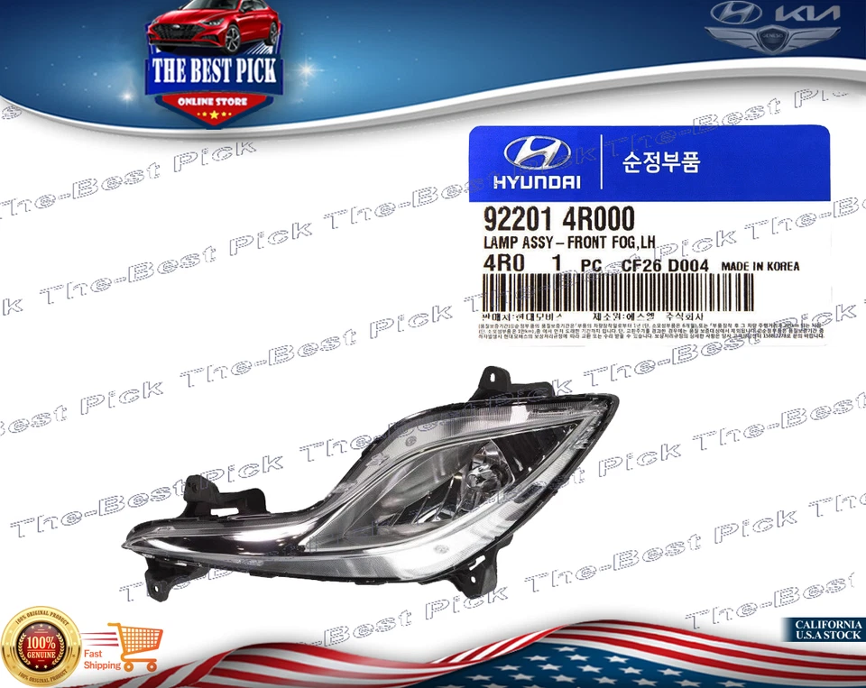 ⭐GENUINO⭐ Faro antiniebla lado izquierdo del conductor para Sonata HYBRID 2011-2015 922014R000 Foto 1 de 1