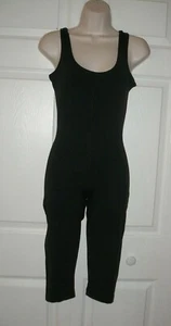 Danskin Women's Small Black Bodysuit One Piece Sleeveless Athletic Apparel New - Picture 1 of 3