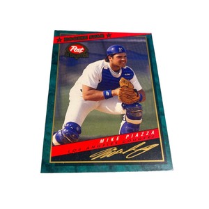 1994 Post Cereal Mike Piazza Rookie Los Angeles Dodgers #1 Insert