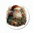 Vintage Santa Saint Nick Christmas Stickers Envelope Seals Christmas Favors