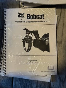 BOBCAT Log Grapple Attachment for Skidsteer Operation & maintenance Manual P/N 7 - Picture 1 of 1