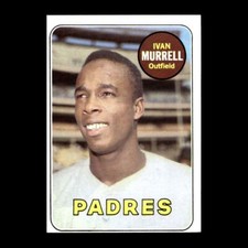 Ivan Murrell 1969 Topps San Diego Padres #333 Nice Vintage!
