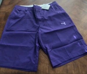 Puma Men's Size 30 Purple Shorts NEW With Tags Rickie Fowler Golf Tech Short - Picture 1 of 6