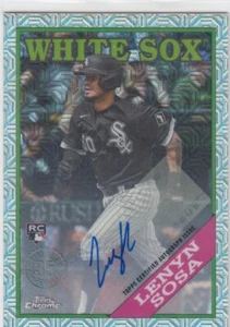LENYN SOSA ROOKIE AUTO RC WHITE SOX 2023 23 TOPPS 1988 MOJO REFRACTOR AUTOGRAPH - Picture 1 of 1