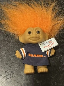 "Muñeca troll equipo de fútbol americano buena suerte de colección Russ NFL Chicago Bears 1990 3""" - Imagen 1 de 4