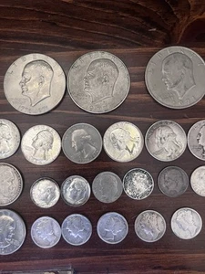 Scrap Silver Coin Lot and coins - Picture 1 of 10