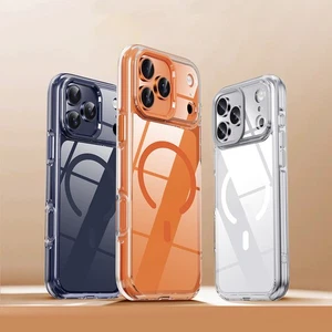 Custodia Trasparente Antiurto con Protezione Schermo Fotocamera per iPhone 17 16 15 Pro Max - Foto 1 di 16