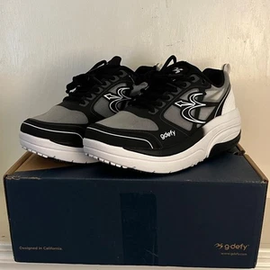 Gdefy Ion Veroshock Comfort Black and White Athletic Shoes - Picture 1 of 9