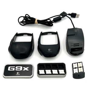 Logitech G9x Mouse + weights + alternate shell *Discontinued* RARE - Afbeelding 1 van 12